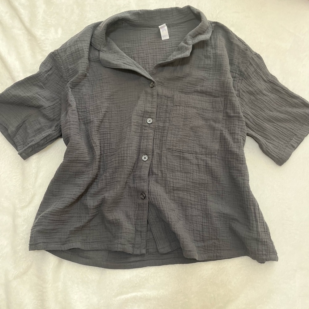 Button Down Pajama Shirt